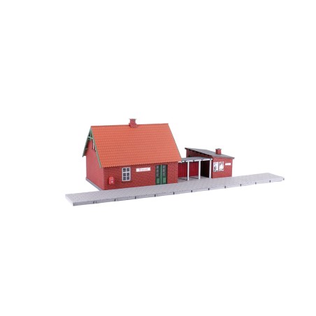 Hobbytrade 87260 Lille landstation, røde sten (87360)