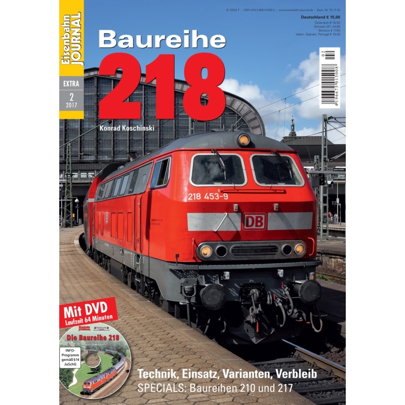 EJ 701702 EKSTRA 2/2017 Baureihe 218