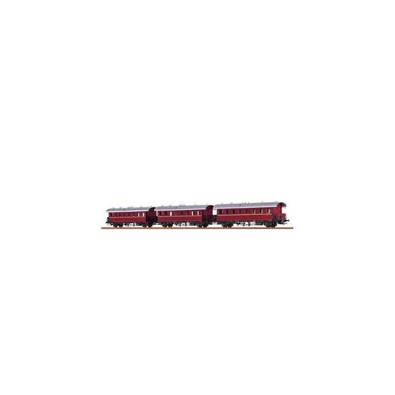 Brawa 45978 H0 Personenwagen Bib 21 der DB, 3er-Set, Epoche III