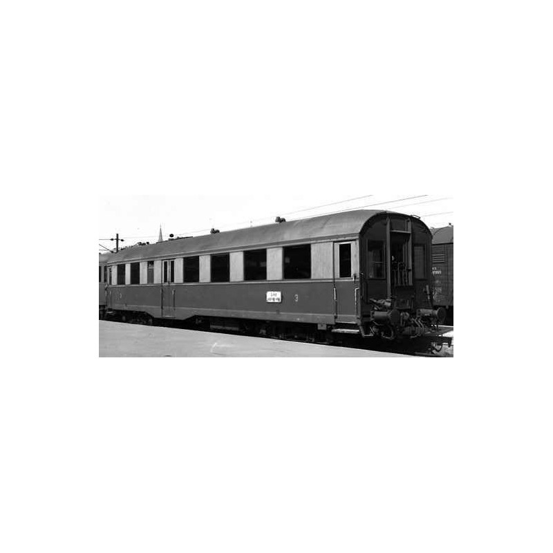 Liliput 334503 Pers.wag. 3.KL.bl./b.7059.101(ex Altenb.) ÖBB Ep.III