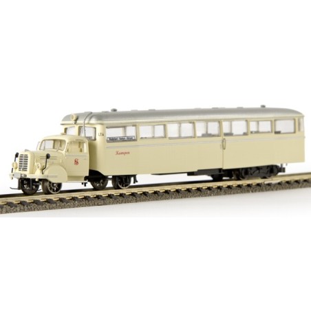 Brekina 64200 Sylter Inselbahn LT 4, hellelfenbein, Spur H0, DC, TD