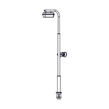 Dekas DK-E003 Perronlampe moderne type m/højtaler