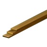 K&S KS9840 Messing Strip: 0.5mm Tykkelse x 6mm Brede x 300mm Lang (3 stk.)