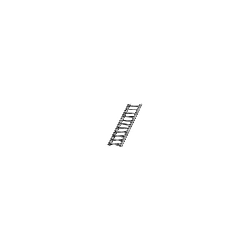 Plastruct PL90662 HO gauge White Polystyrene Stairway 2 styk