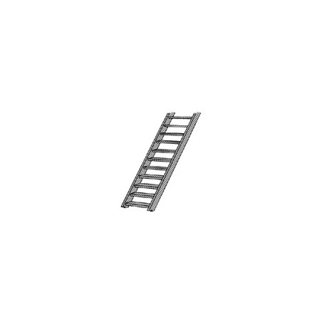 Plastruct PL90662 HO gauge White Polystyrene Stairway 2 styk