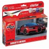 Airfix A55005 1/43 Bugatti Chiron. Plastikmodellbausatz eines englischen Super-Sportwagens aus dem Jahr 2016, mit 39 Teilen. Ink