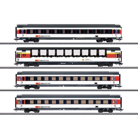 Märklin 43651 EuroCity 4er-Set, SBB, Ep. VI