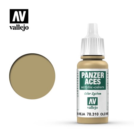 Vallejo 70310 Gealtertes Holz, 17 ml