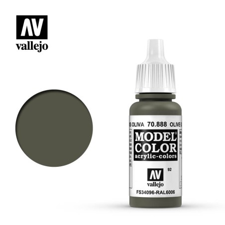 Vallejo 70888 Grauoliv, matt, 17 ml