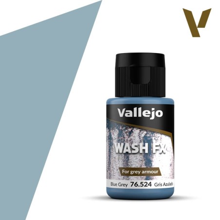 Vallejo 76524 Wash-Color, Blaugrau, 35 ml