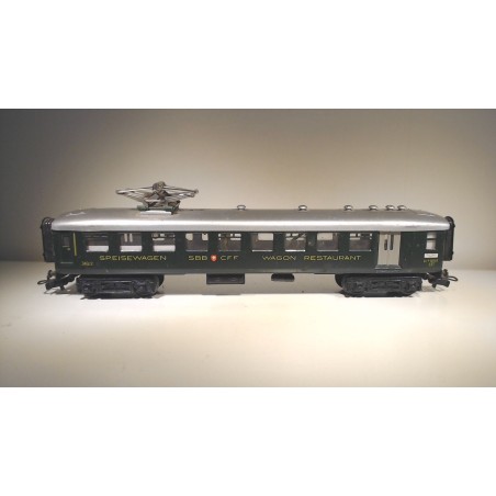 Märklin 348/2 4016 SBB spisevogn med pantograf