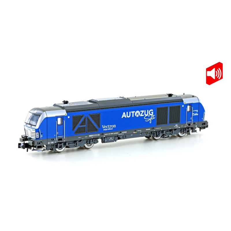 Lemke H3112S Diesellok BR 247 908 Autozug Sylt, Ep.VI, Sound