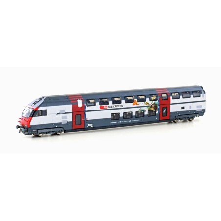 Lemke H25129 IC2000 Dosto-Steuerwagen, 2.Kl SBB, Ep.V-VI