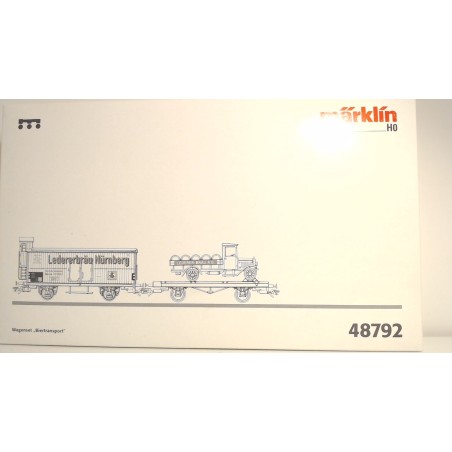 Märklin 48792 DRG Ølvognsæt Ledererbrau Ep2