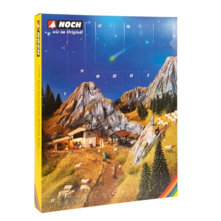 Noch 65591 Bastel-Adventskalender Weihnachts-Krippe