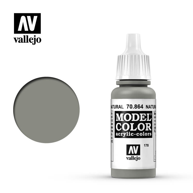 Vallejo 70864 Stahlgrau, Metallic, 17 ml