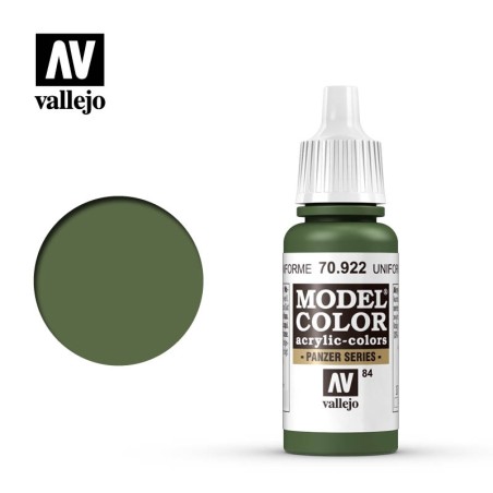 Vallejo 70922 Uniformgrün, matt, 17 ml