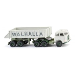 Wiking 67712 Hinterkippersattelzug (MAN Pausbacke) "Walhalla Kalk"