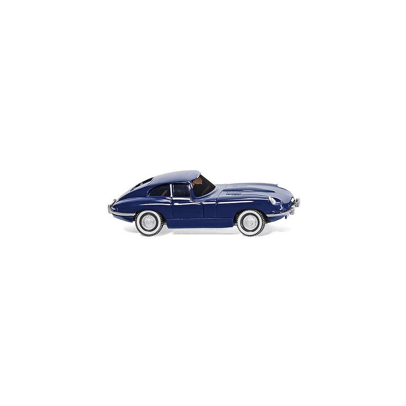 Wiking 80302 Jaguar E-Type Coupé  - dunkelblau / dark blue / bl