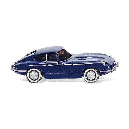 Wiking 80302 Jaguar E-Type Coupé  - dunkelblau / dark blue / bl