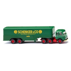 Wiking 51327 Koffersattelzug (MB LPS 333) "Schenker"