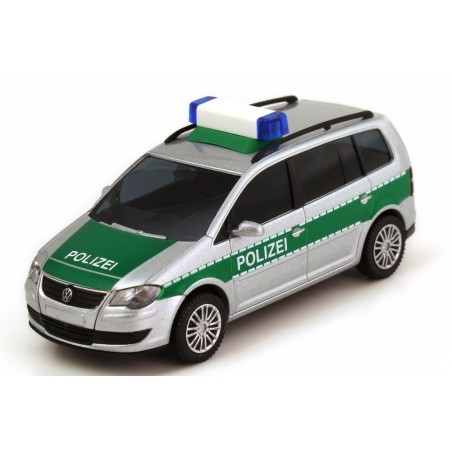 Wiking 10435 VW Touran Polizei si/gr Top-1