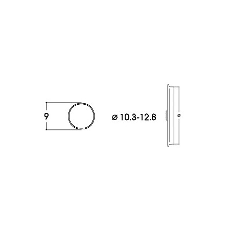 Roco 40069 Haftrings.10Stk.10,3 bis 12,8m