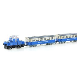 Lemke H43104S Zugspitzbahn Tal-Lok mit 2 Personenwagen, Ep.V, H0, Sound