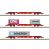 Märklin 82640 Container-Tragwagenset Sgns 6