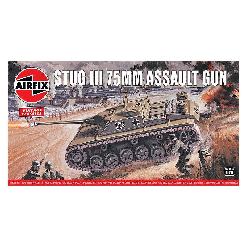 Airfix A01306V 1/76 Stug III, 75 mm