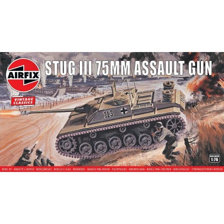 Airfix A01306V 1/76 Stug III, 75 mm