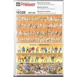 Preiser 16328 Sitzende Personen. 120 unbema