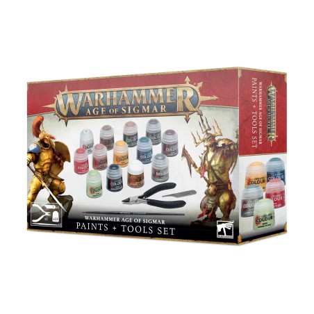 Games Workshop 80-17 Warhammer Age of Sigmar Paints & Tools Set