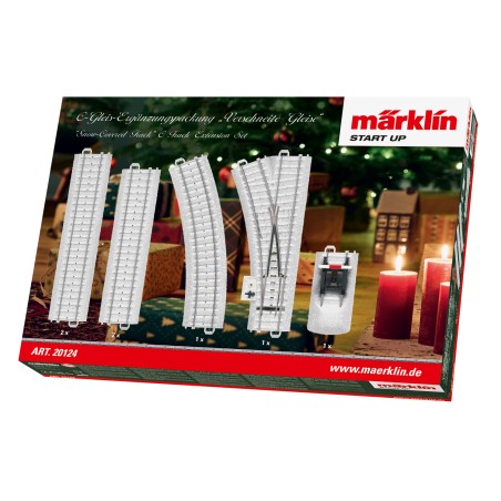 Märklin 20124 C-Erg.pack.verschneite Gleise