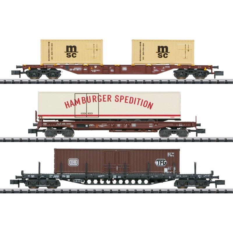 Trix T18702 Containerwagen-Set Containerv