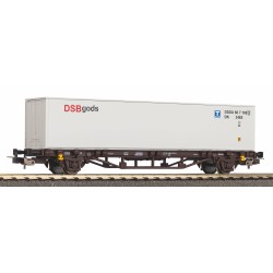 Piko 27720 Containertragwg. Lgjs DSB  V, beladen mit 40`Container DSB