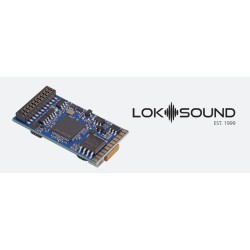 ESU 58419 LokSound 5 DCC/MM/SX/M4 "Leerdecoder", 21MTC NEM660, Retail, mit Lautsprecher 11x15mm, Spurweite: 0, H0