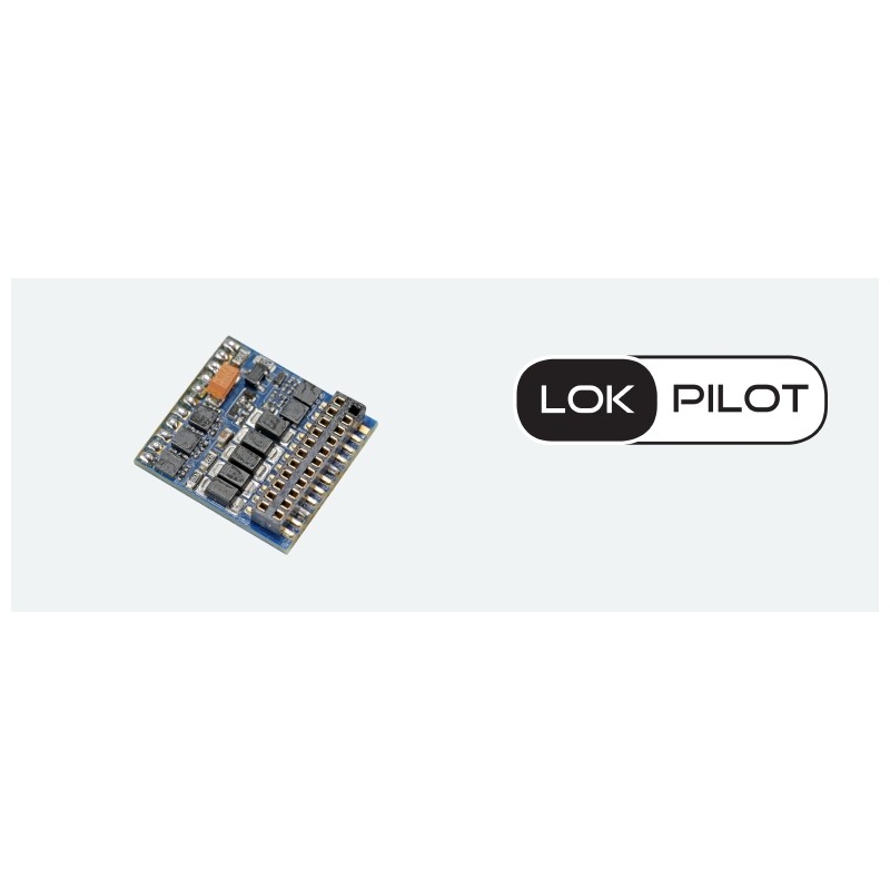 ESU 59229 LokPilot 5 Funktionsdecoder DCC, 21MTC NEM660, Spurweite H0, 0