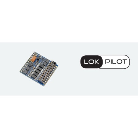 ESU 59222 LokPilot 5 Funktionsdecoder DCC, PluX22 NEM658, Spurweite H0, 0