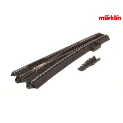 Märklin 24711 Slankt sporskifte venstre med drev og dekoder