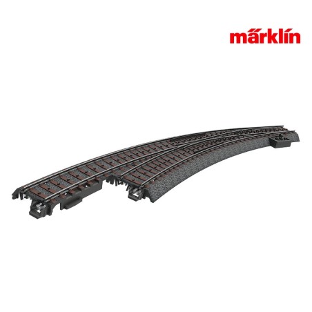 Märklin 24771 Buet slankt sporskifte venstre