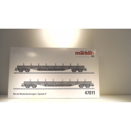 Märklin 47011 NIEDERBORDWAGEN-SET SNCB/NMBS