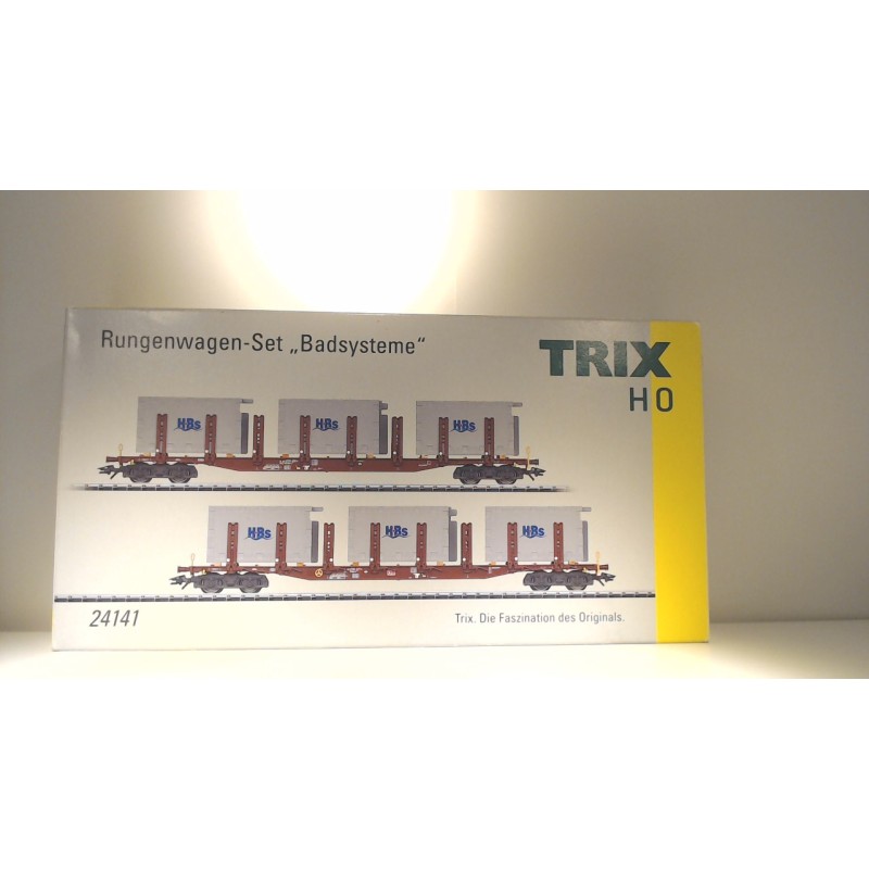 Trix 24141 Rungenwagen-Set Badsysteme DB