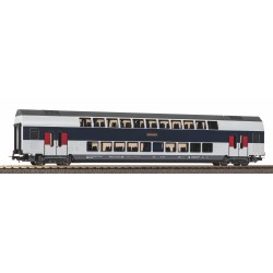 Piko 58815 Doppelstockwg. DSB 2. Kl blau/weiß rote Tür