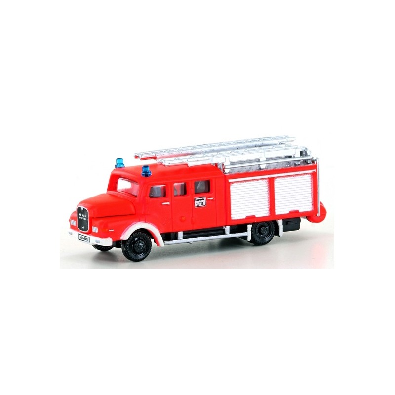 Lemke LC4221 MAN LF 16-TS Feuerwehr, leuchtrot