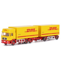 Lemke LC4607 MAN F90, 3-achs Koffer-Hängerzug DHL