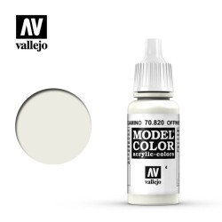 Vallejo 70820 Cremeweiß, matt, 17 ml