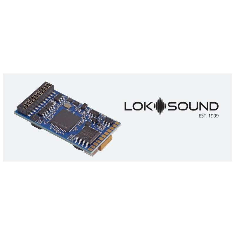 ESU 58419 LokSound 5 DCC/MM/SX/M4 "Leerdecoder", 21MTC NEM660, Retail, mit Lautsprecher 11x15mm, Spurweite: 0, H0