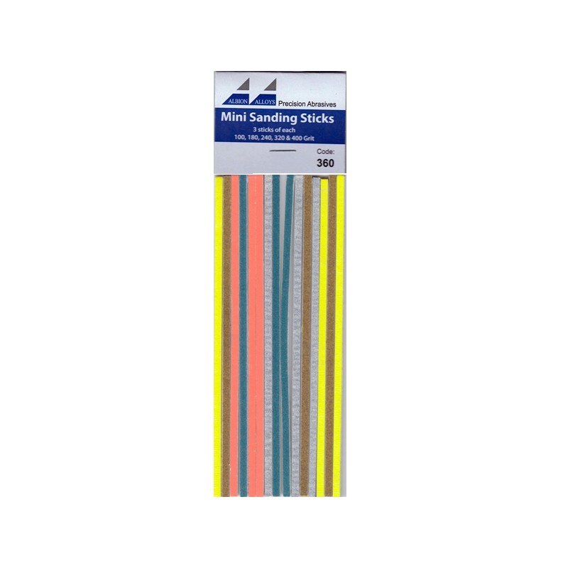 Albion 360 Mini Sanding Sticks - Assorted