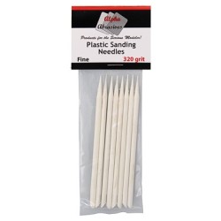 Albion 346 Plastic Sanding Needle - Fine 320 Grit